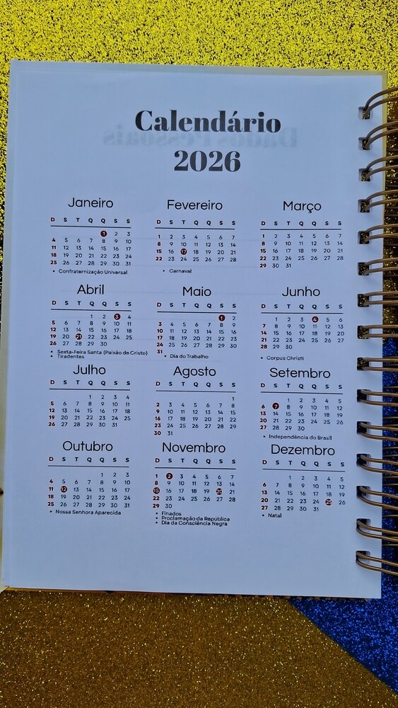 Agenda Datada 2026 - Imagem 4