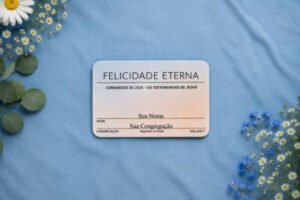 Crachá magnético Felicidade Eterna