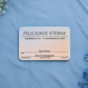 Crachá magnético Felicidade Eterna