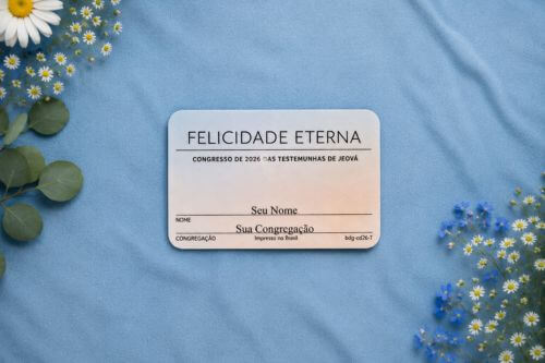 Crachá magnético Felicidade Eterna