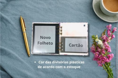 Mini Porta-Folhetos Encadernado - Imagem 2