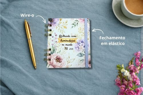 Mini Porta-Folhetos Encadernado - Imagem 3